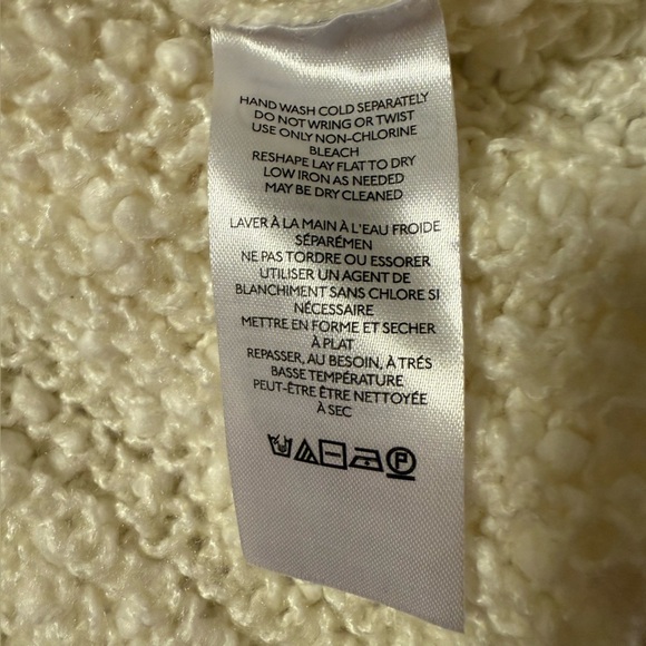 UO Kimchi Blue Cream Bea Ruffle Knit Sweater Babydoll Peplum Tank Top Bow - Picture 10 of 11